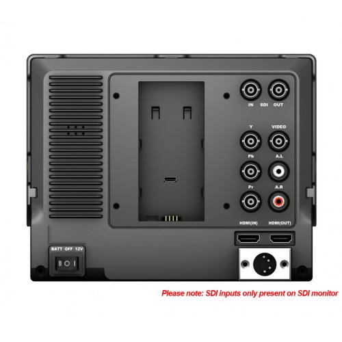 Lilliput 663 H/S 18cm/7" IPs 1280x800 HDMI In/Out monitor carcasa de metal eq511 