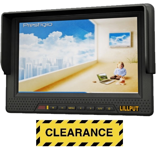 Lilliput 668GL-70NP/H/Y - 7" HDMI field monitor - with built in battery