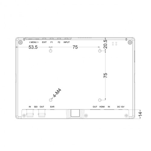 LILLIPUT 7" Q7 Pro Field Monitor 1920x1200 Metal Slim