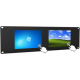 Lilliput RM-669/T - 19" 4U Rackmount HDMI Dual 7" Panel Touchscreen Monitor System