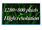 High resolution LCD