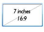 7 inch 16:9 LCD